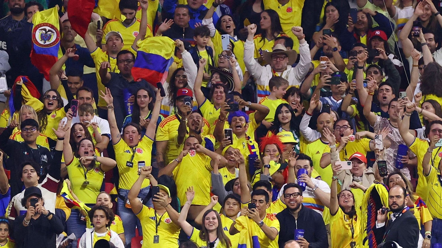 Colombia se adueñó de la CDMX y así celebró su victoria contra Uzbekistán