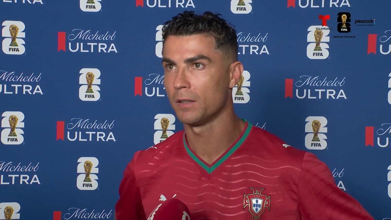 Cristiano Ronaldo: "Fue una actuación sufrida, en la primera parte tuvimos el control"
