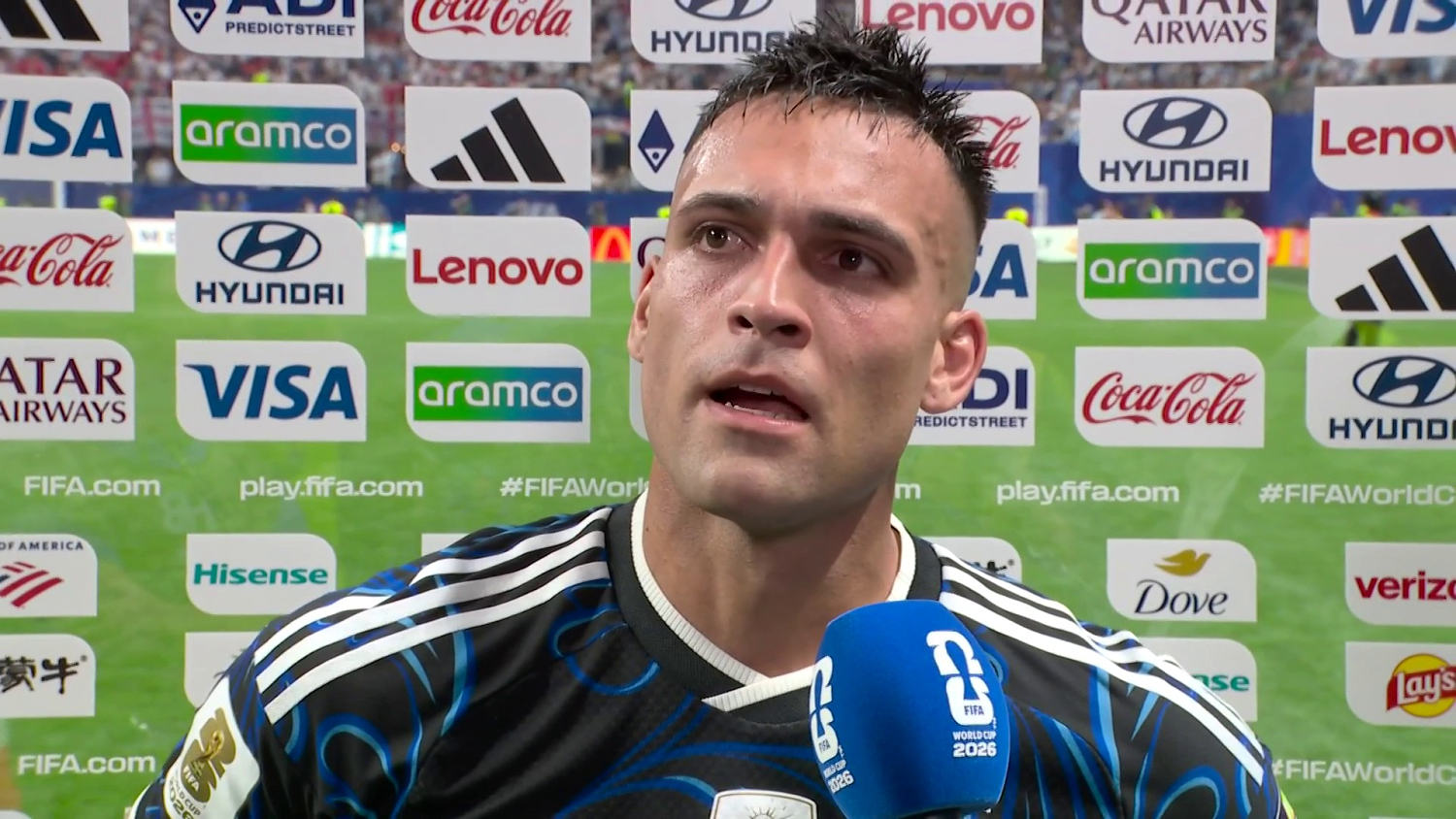Lautaro Martínez, conmovido tras pasar a la final: “Siempre soñé con hacer este gol”