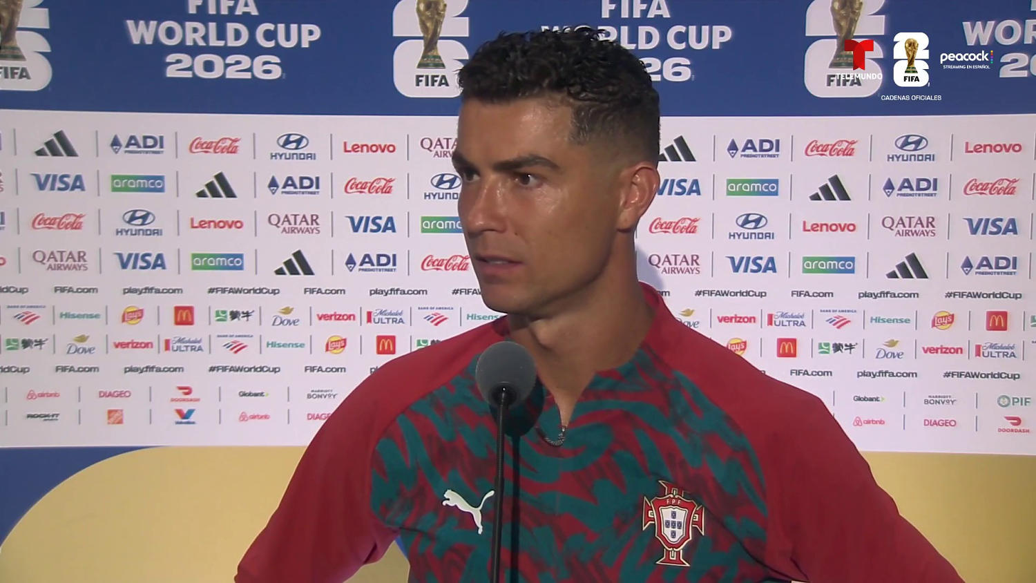 Cristiano Ronaldo no se guardó nada y dejó varios titulares tras el partido