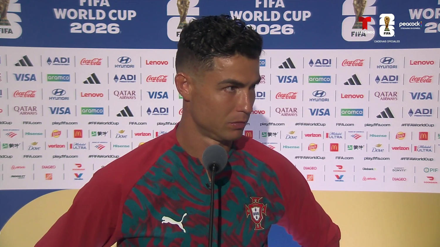 Inesperado: así reaccionó Cristiano Ronaldo al ser cuestionado por el doblete de Messi en el Mundial