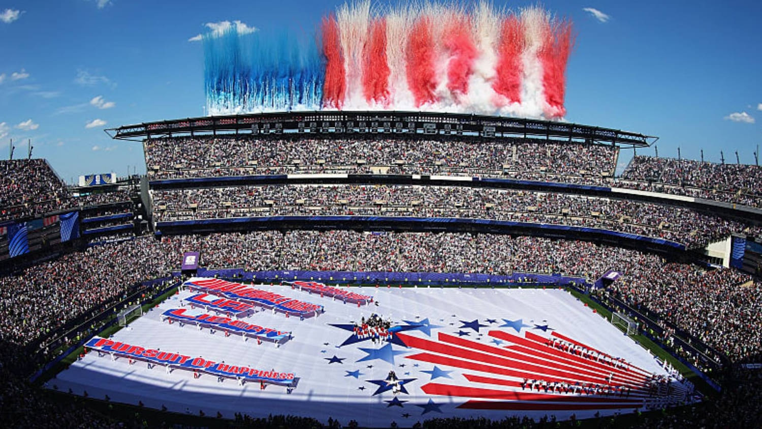 ¡Impresionante! La ceremonia por la Independencia de Estados Unidos que erizó la piel en el Mundial