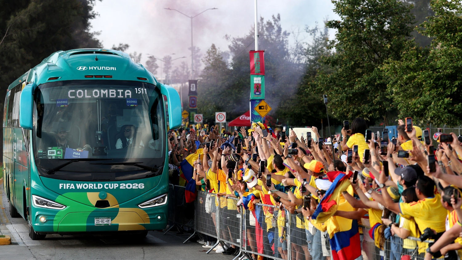 Colombia llega al Estadio Guadalajara y ya está lista para el reto ante RD del Congo