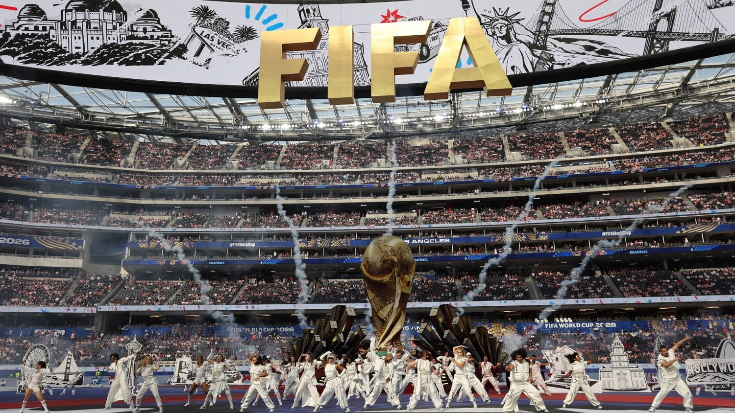 ¡Arrancó el sueño americano! Estados Unidos encendió Los Ángeles con épica ceremonia en el Mundial