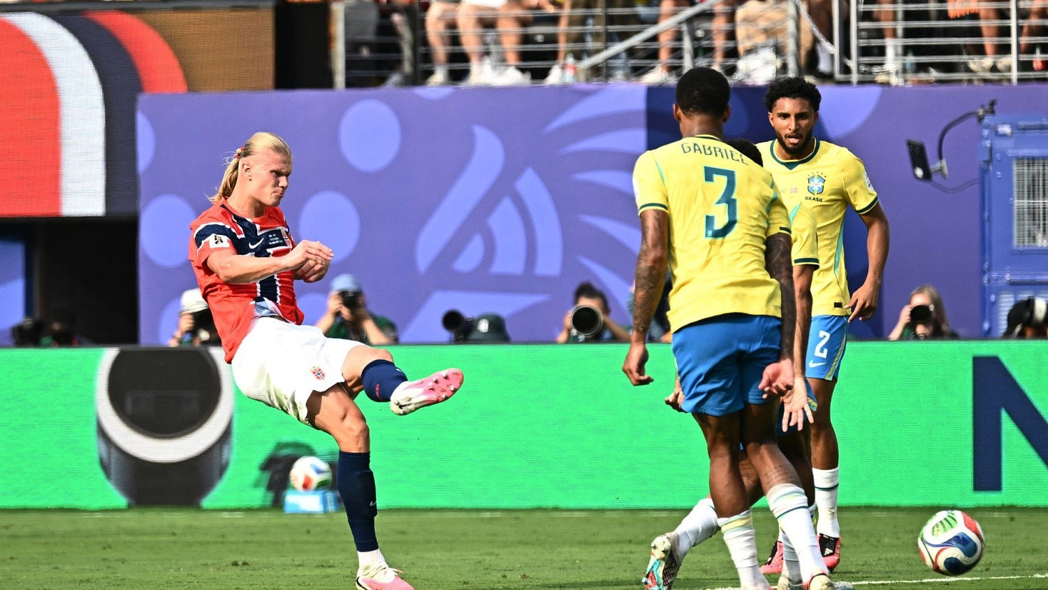 ¡Doblete de Haaland! Noruega sentencia a Brasil y aseguran el pase a cuartos