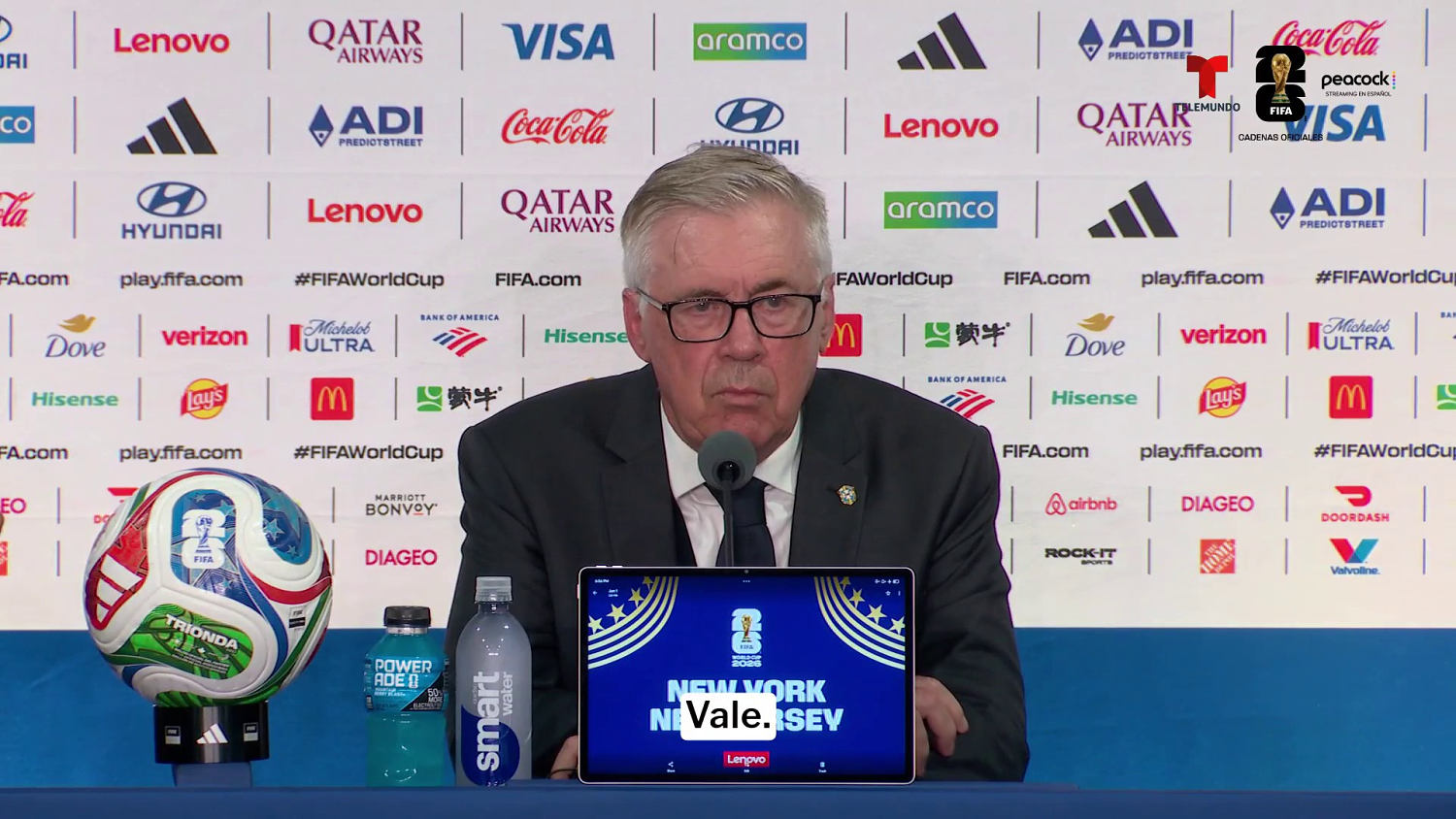 La tristeza de Ancelotti por la eliminación de Brasil a manos de Noruega