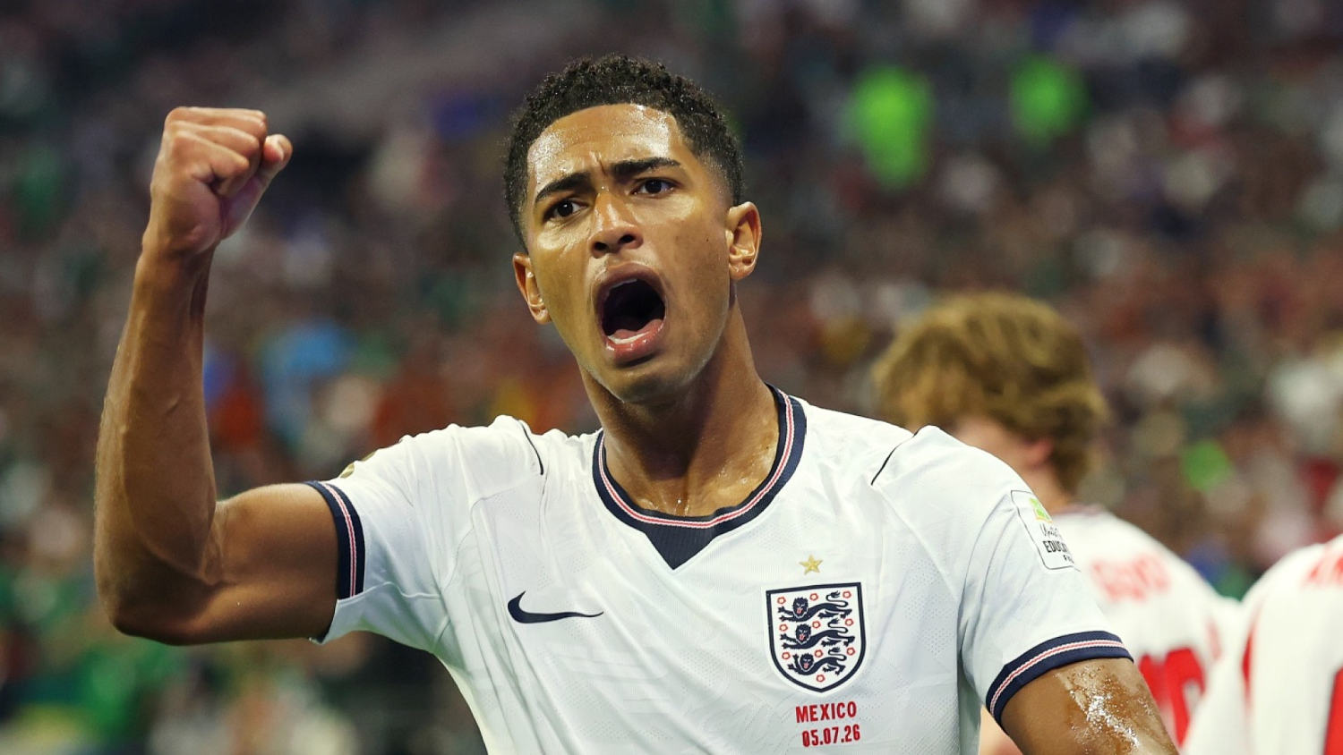 Inglaterra aguanta con diez hombres y vence a México y se cita con Noruega en cuartos de final