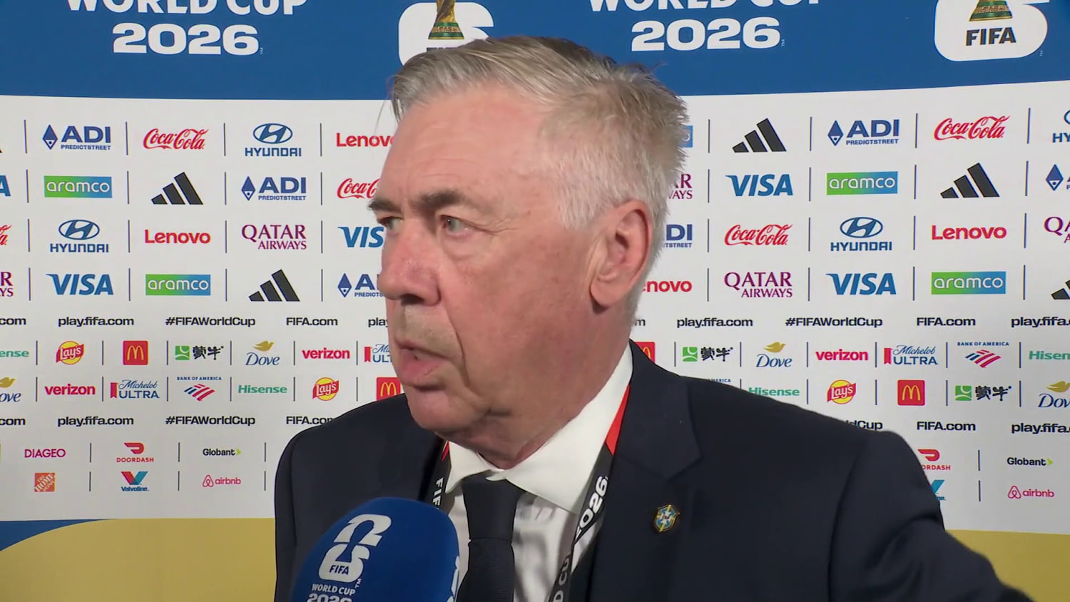 Carlo Ancelotti previo al duelo ante Escocia: "Necesitamos confirmar la mejoría de Brasil"