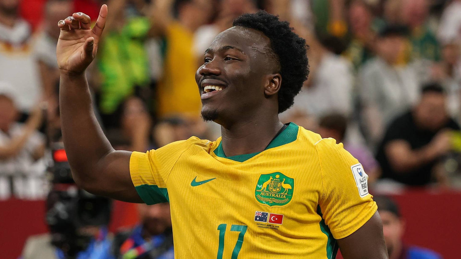 Golazo de Nestory Irankunda inaugura el marcador para Australia ante Turquía en el Mundial 2026