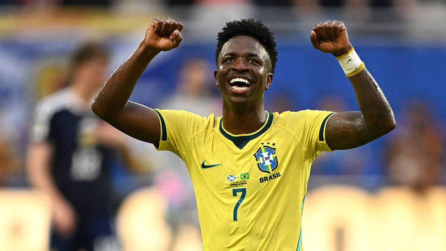 ¡Doblete de Vinícius! Firma el segundo de Brasil con un letal cabezazo ante Escocia en Miami