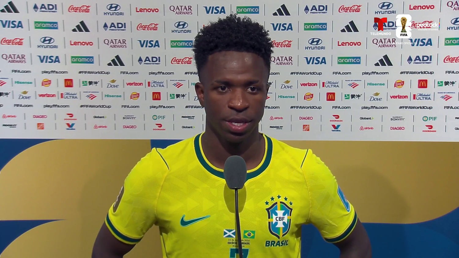 Vinícius analiza el renacer de Brasil y su momento personal: "Recuperamos nuestra identidad"