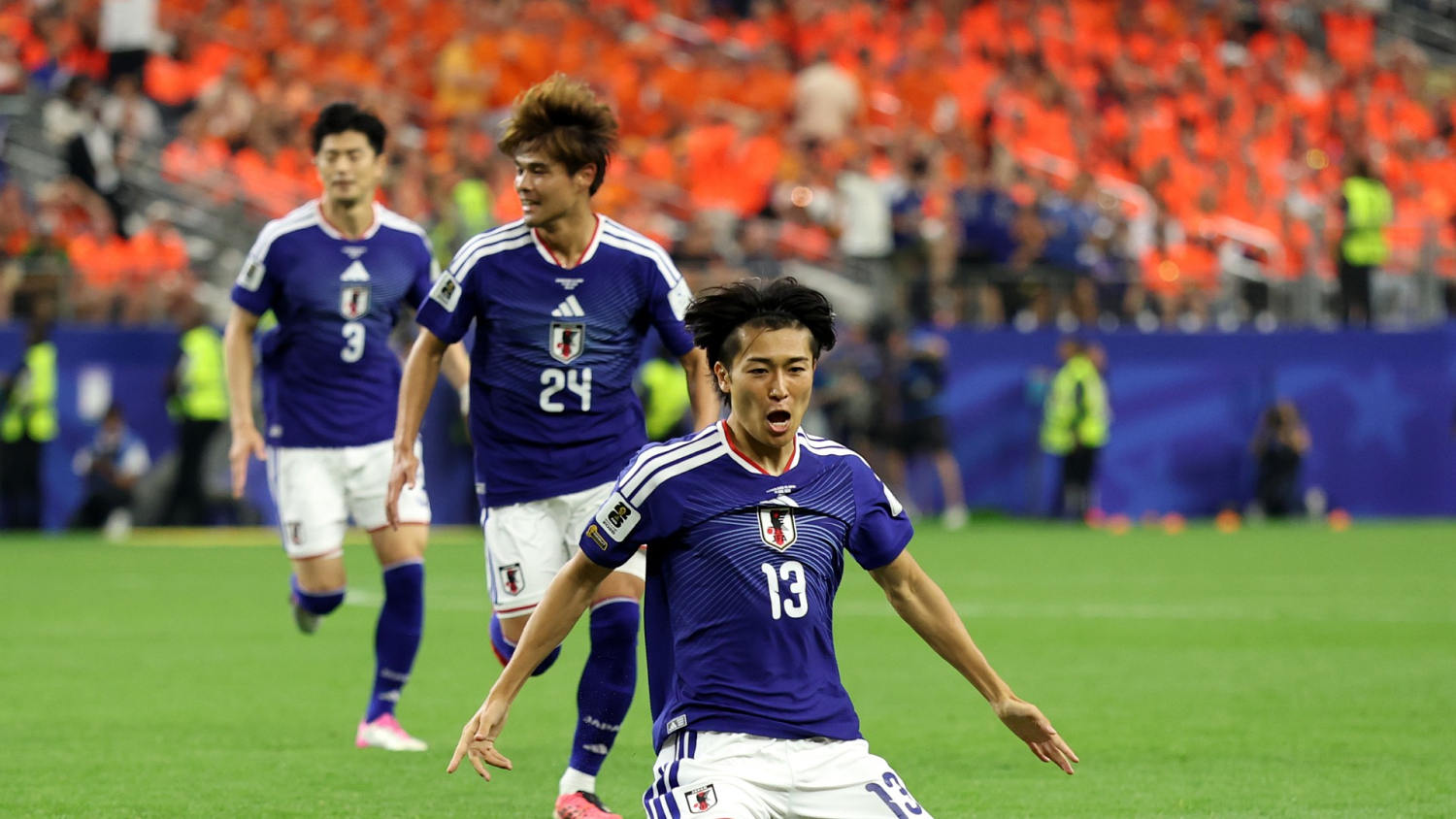 Golazo de Keito Nakamura para empatar el partido entre Japón y Países Bajos