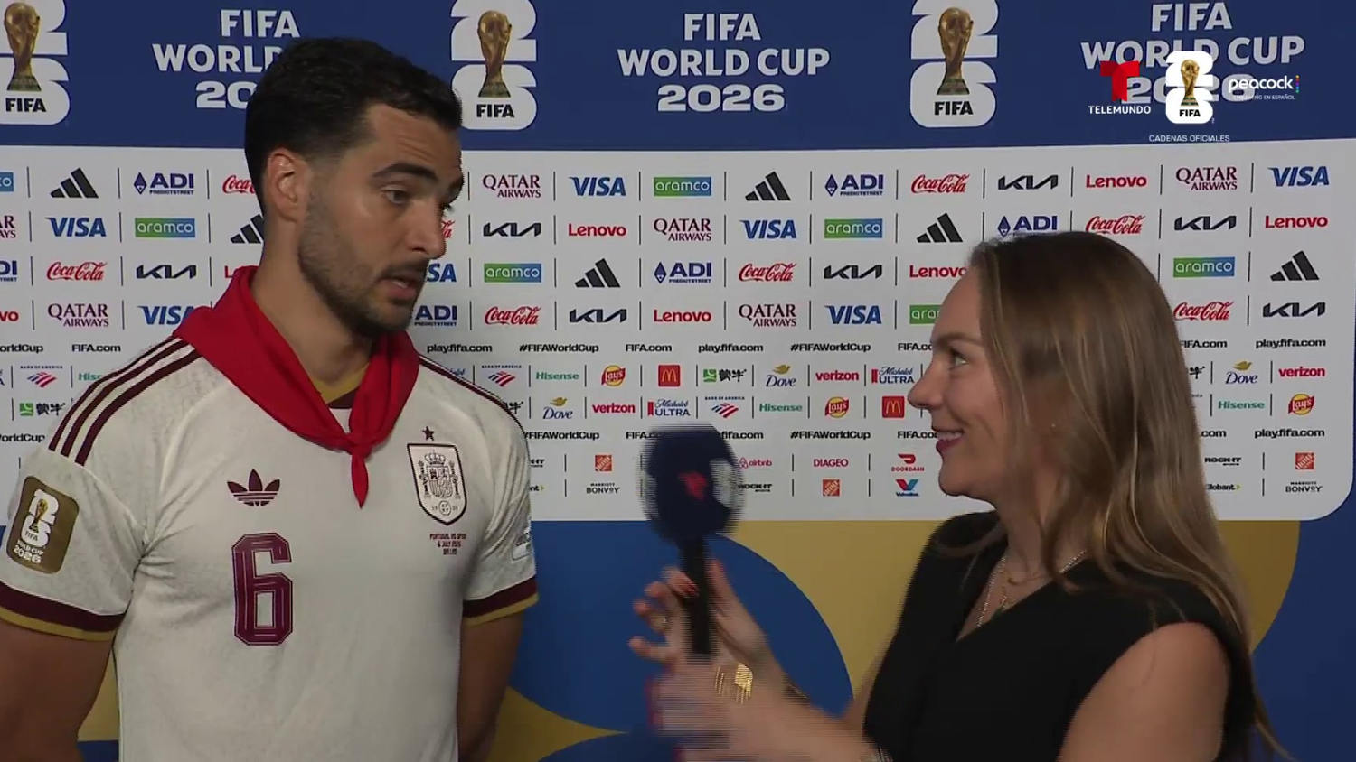 Mikel Merino no puede ocultar su felicidad tras anotar el gol de la victoria para España