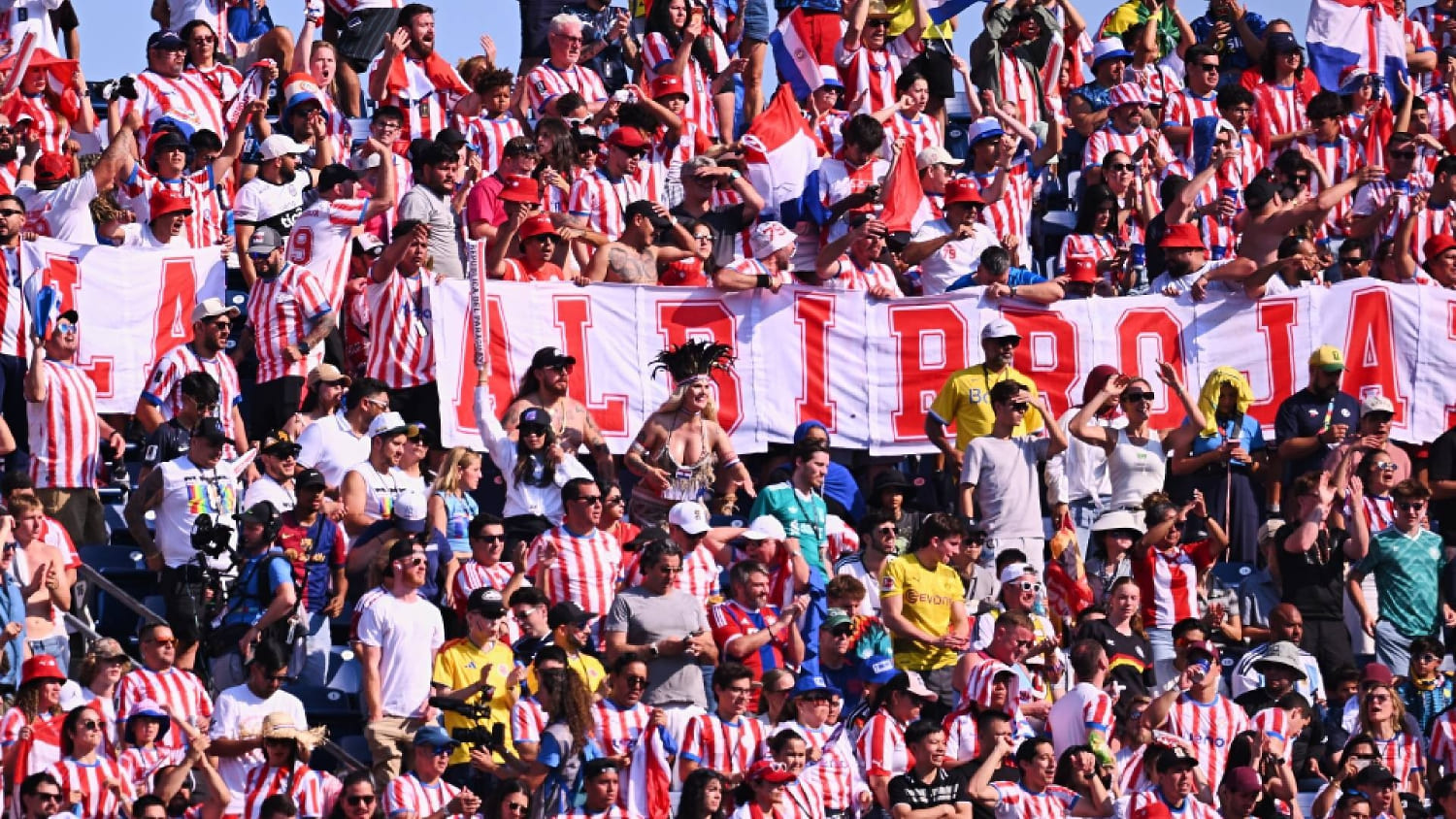 Paraguay sueña en grande y gritan el gol en Boston