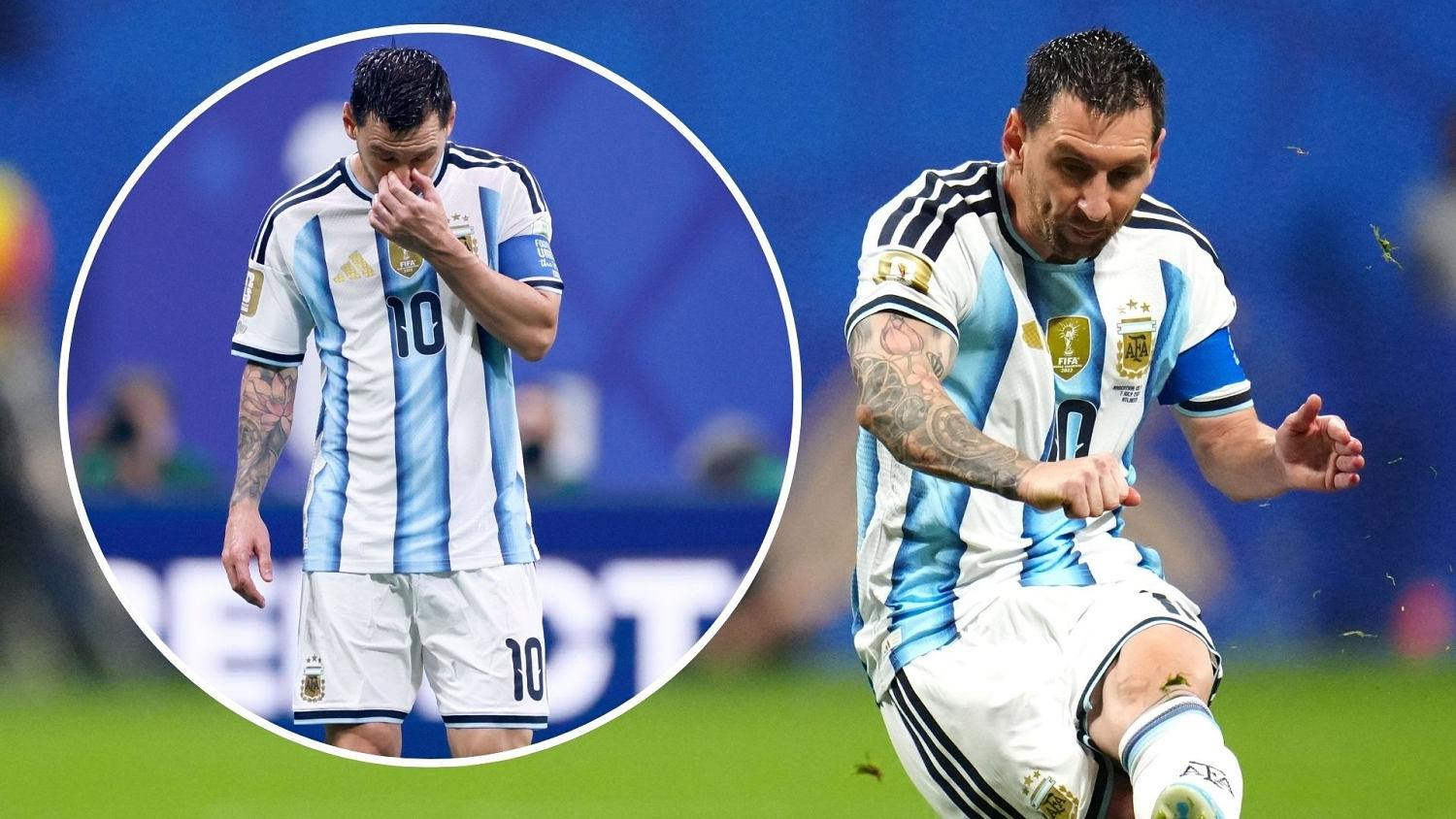 La reacción devastadora de Messi tras fallar su penal ante Egipto