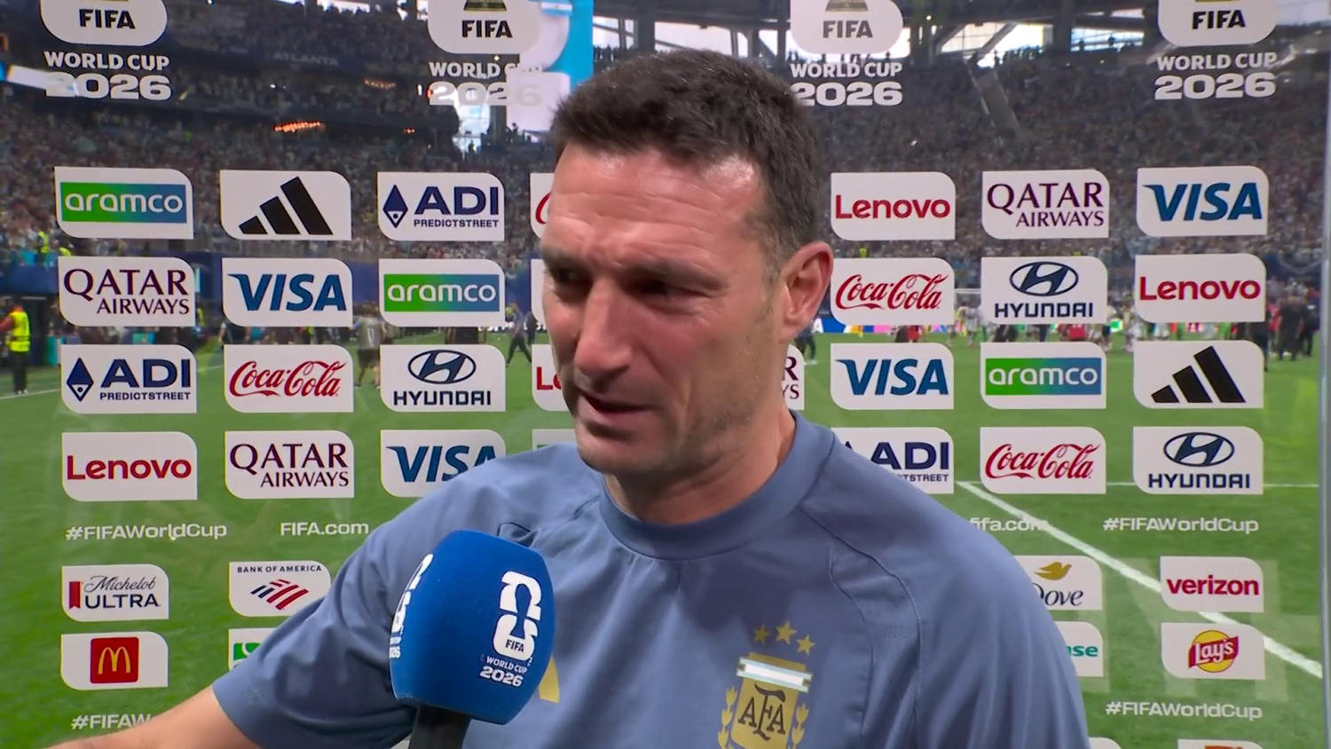 Scaloni: “Qué grupo de jugadores”