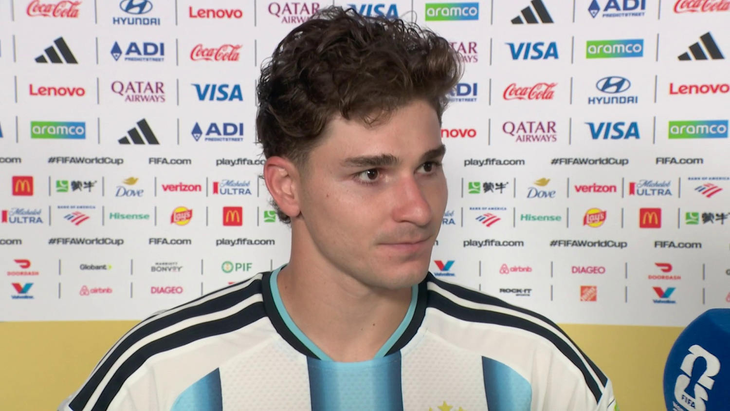 Julián Álvarez: “Se está viendo en esta Copa del Mundo que todos los partidos son muy parejos”