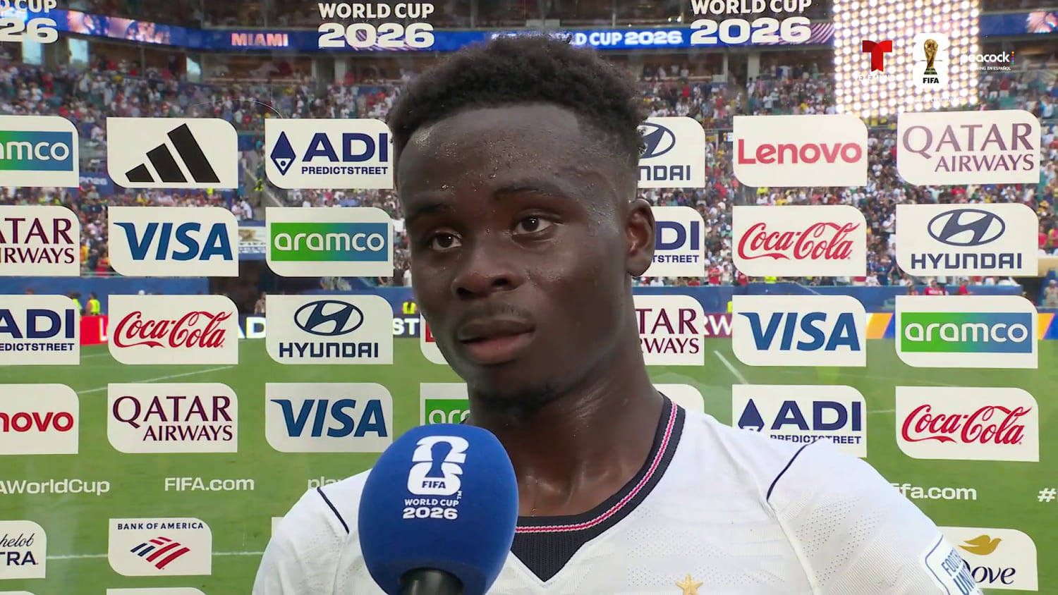 Bukayo Saka, jugador del partido, cree que ganaron el Bronce por cómo jugaron en el primer tiempo.