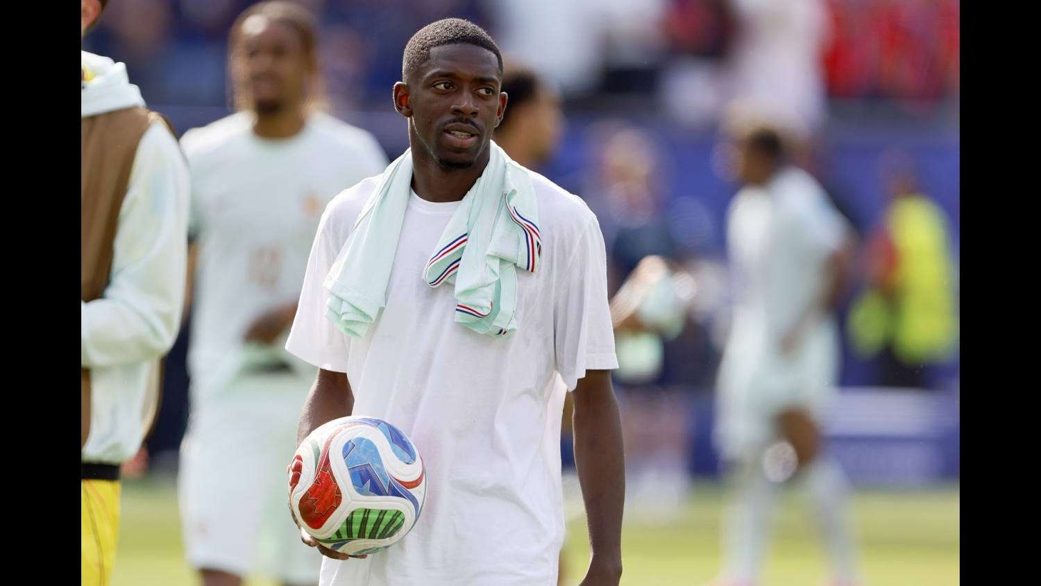 No regaló una sonrisa... Dembélé lanzó un claro aviso al resto de las selecciones en el Mundial