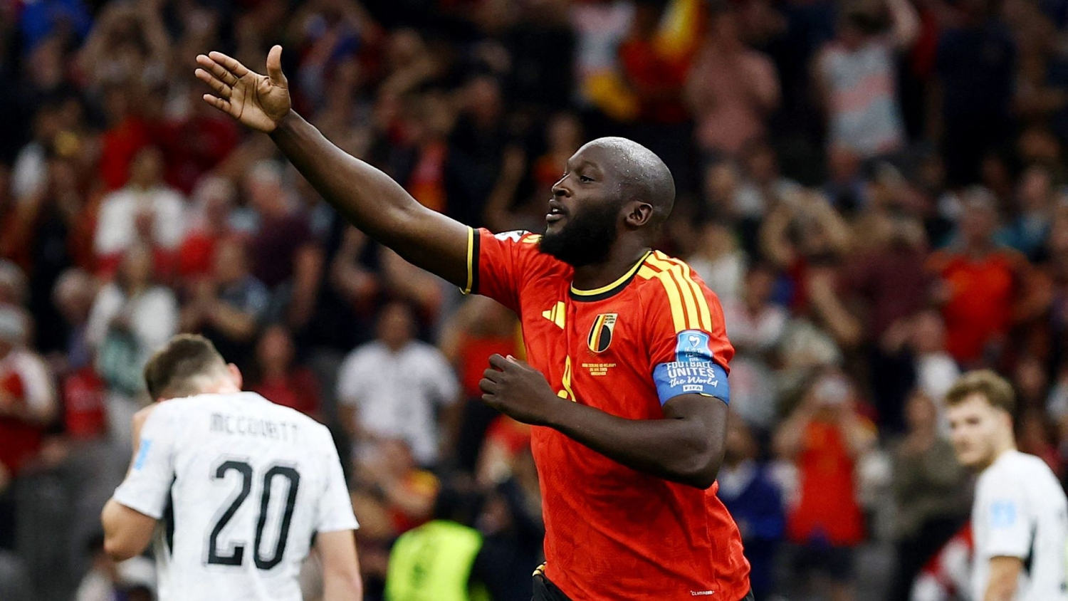 ¡Entró y marcó! Romelu Lukaku sentencia la goleada de Bélgica
