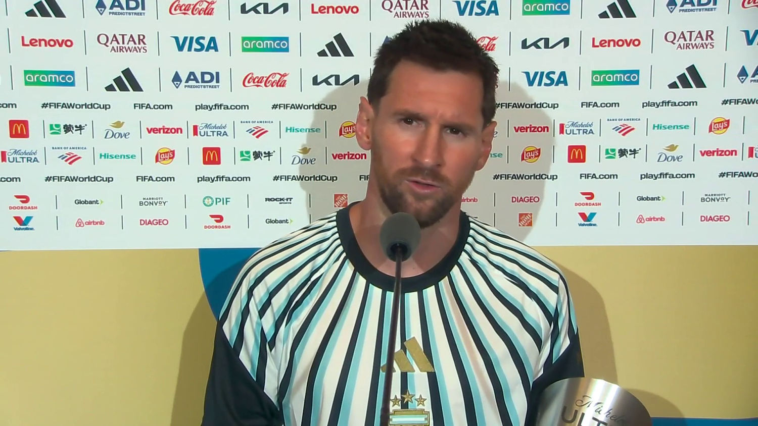 Messi confesó por qué lloró en su primer gol en el debut de Argentina: "Pasé días difíciles"