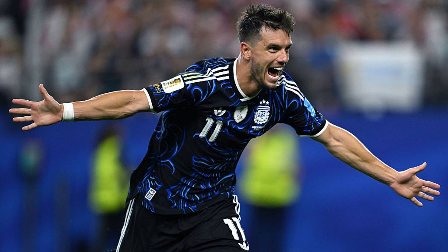 ¡Golazo de Lo Celso! Abrie el marcador a para Argentina con un exquisito cobro de tiro libre