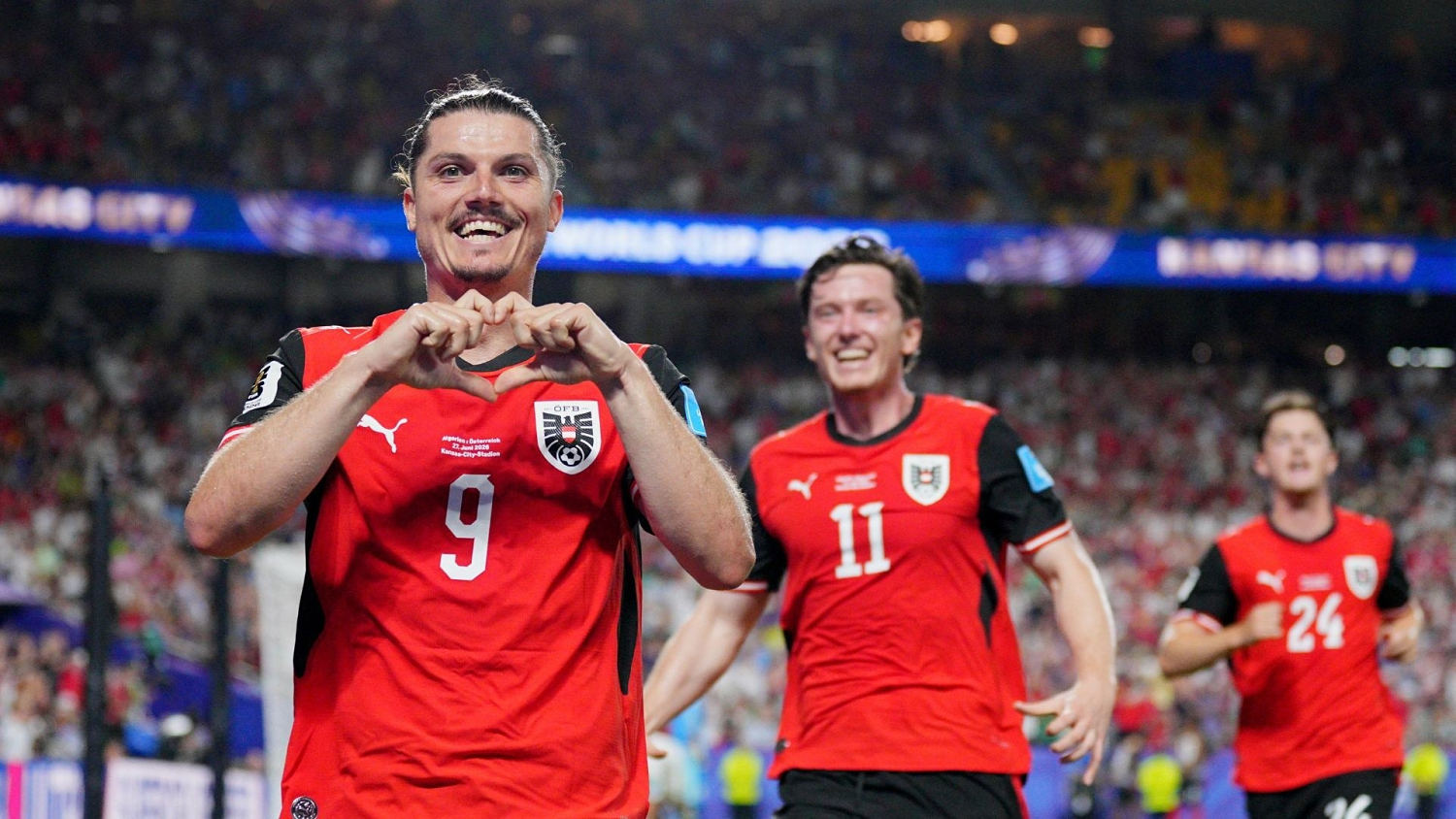 Marcel Sabitzer le regresa la ventaja a Austria con un derechazo ante Argelia