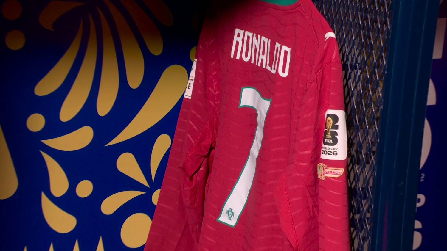 Así luce el vestidor de Portugal antes de su esperado debut mundialista