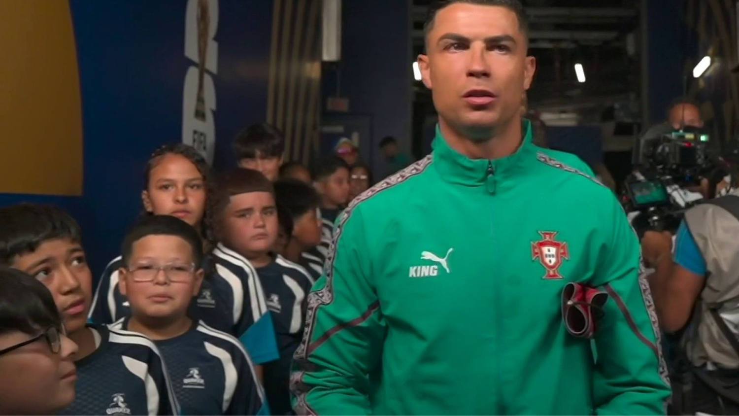 La emoción de los niños al ver a Cristiano Ronaldo: Sus caras lo dicen todo