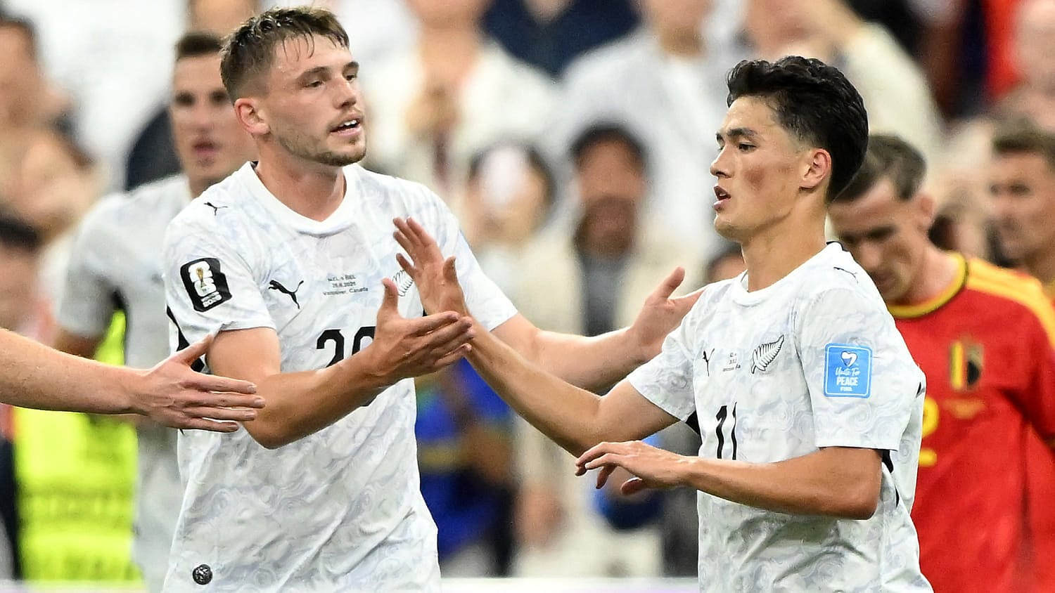 Elijah Just descuenta para Nueva Zelanda ante Bélgica