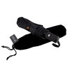 SY Compact Travel Umbrella Windproof Automatic LightWeight Unbreakable Umbrellas-Factory outlet umbrella (Black)