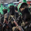 Hamas Fighters Gaza Strip