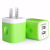 USB Wall Charger, [2-Pack] 2.1A AILKIN 2-Port USB Phone Charger Block Plug Power Adapter Charging Base for iPhone 13 12 Mini 12Pro Max SE 11 XS XR X 8 Plus, Moto G9 G8 Plus, Google Pixel 6 pro 5a