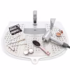 Sink Topper Cover for Bathroom Counter Spaces Organizer Makeup Mat White