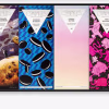 Four cookie flavor bars in packaging