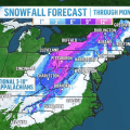 Severe snow and rare ice storm expected to hit the East Coast