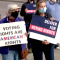 Voting rights bill heads to Senate amid growing pressure