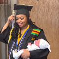 Woman goes into labor and graduates college on the same day