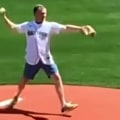 NBC News' Peter Alexander throws first pitch at Mariners game