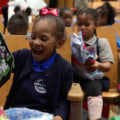 Christmas comes early for students at one school in Harlem