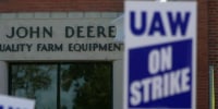 Thousands of John Deere workers go on strike