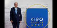 President Biden arrives in Rome for meeting with G20 leaders