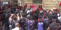 Israeli police clash with mourners a funeral procession for journalist
