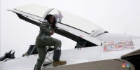 First Black woman to win Olympic speed skating gold Erin Jackson boards F-16 for Air Force graduation