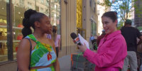 Donna Farizan asks tourists NYC trivia questions!