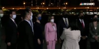 Watch: Speaker Pelosi arrives in Taiwan