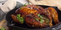 How to cook the perfect sweet and sticky roast chicken