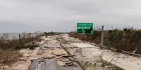 Hurricane Ian cuts off island of Sanibel from mainland Florida