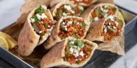 Sloppy Joe pitas: Get the recipe for this spin on the classic recipe