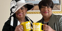 Sisters snap a Sunday Mug Shot dressed in their best!